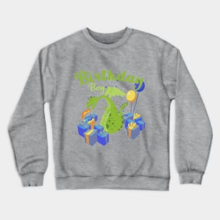 Birthday Boy Dragon Crewneck Sweatshirt